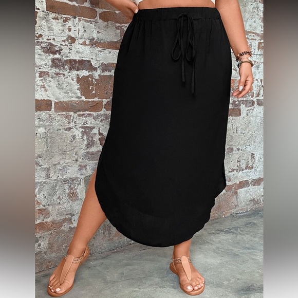 Elegant Dusty Blue  Women's Skirt - Picture 6 of 16